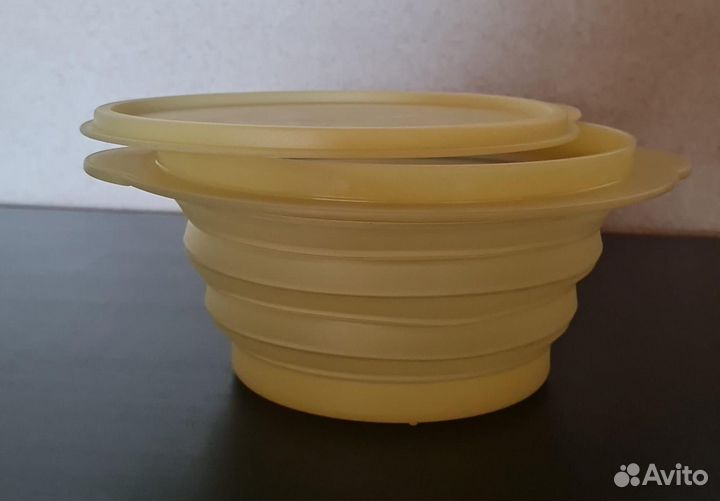 Складная чашка с герметичной крышкой Tupperware