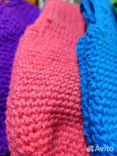 Вязанные следы,детские тапочки и коврики