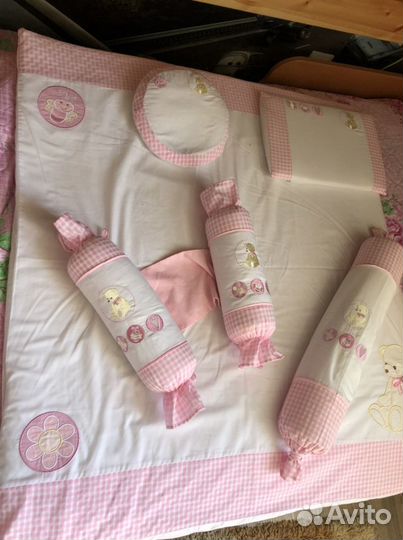 Комплект латексный в детскую кроватку