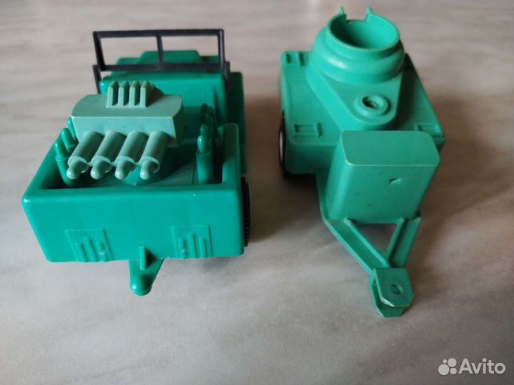 Машинки СССР, пластик, военные