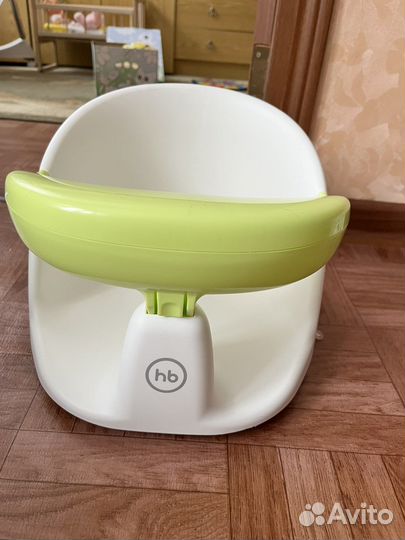 Сиденье для купания малыша happy baby новое
