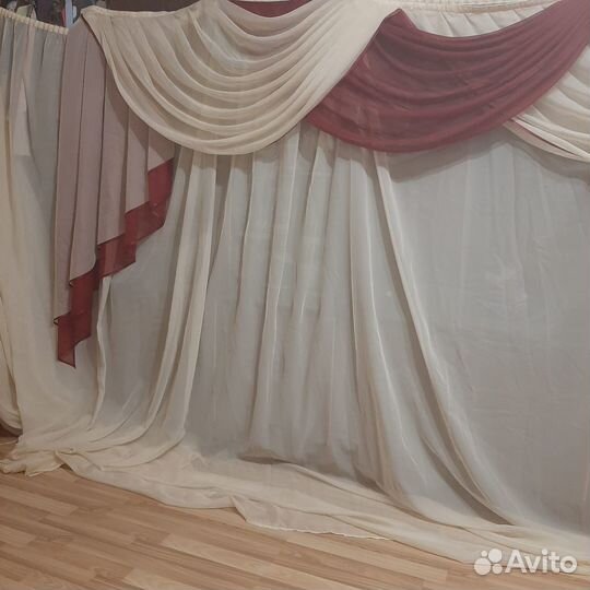 Шторы+вуаль 7.2 м