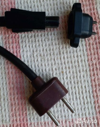 Винтажный Провод с Бакелитовой Вилкой, СССР 1960е