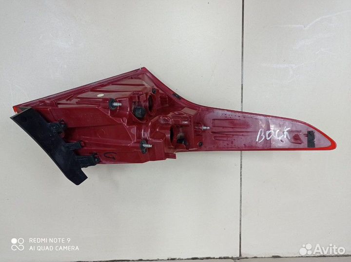 Фонарь задний наружный правый Hyundai Solaris