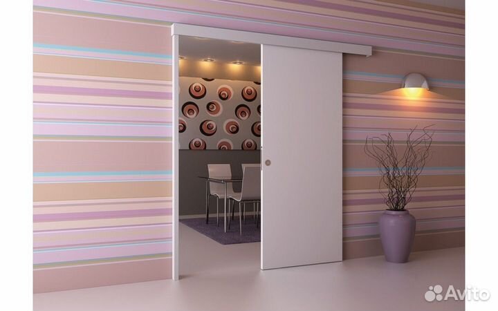 Двepь откатная купе