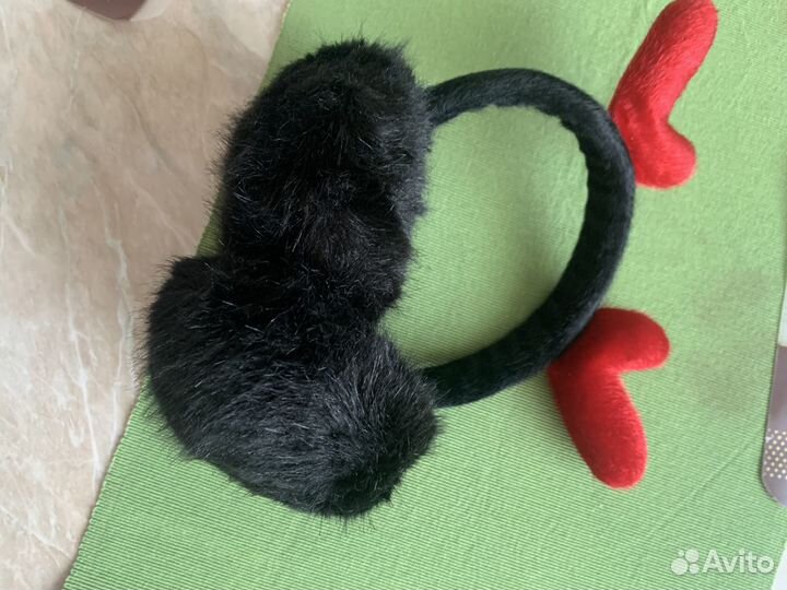 Меховые наушники