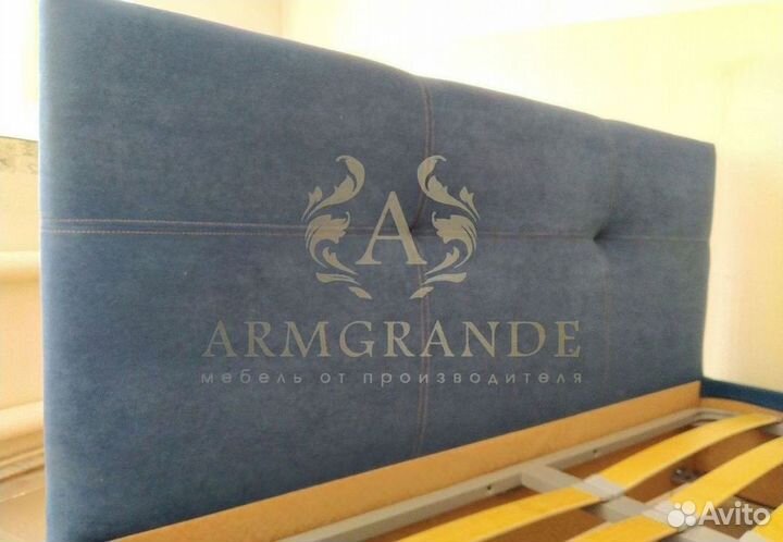 Кровать с мягким изголовьем на заказ