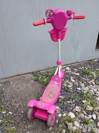 Самокат детский трехколесный бу