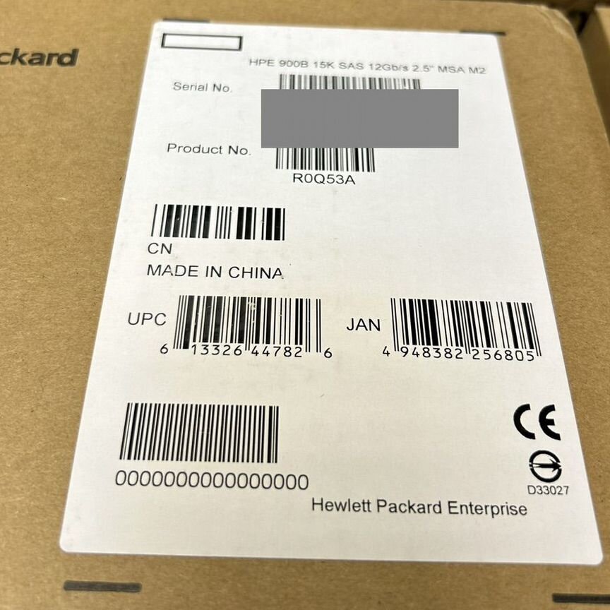 [R0Q53A] Жесткий Диск Hp 900gb P13243-001 Msa R0q53a
