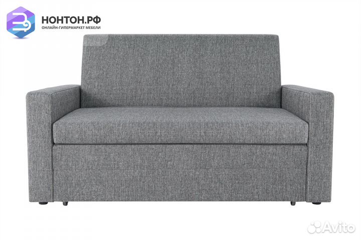 Диван выкатной Виктория-5 рогожка серая