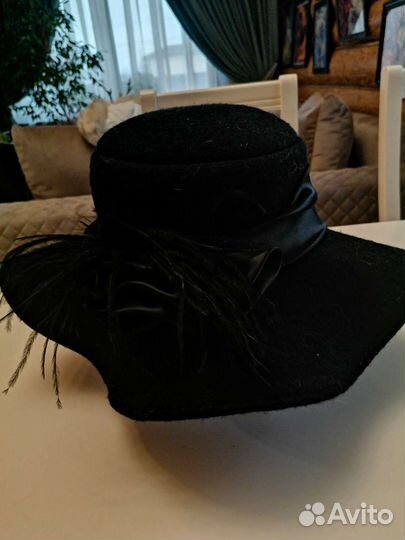 Шляпа женская шерсть