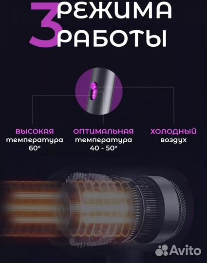 Фен для волос новый с ионизацией