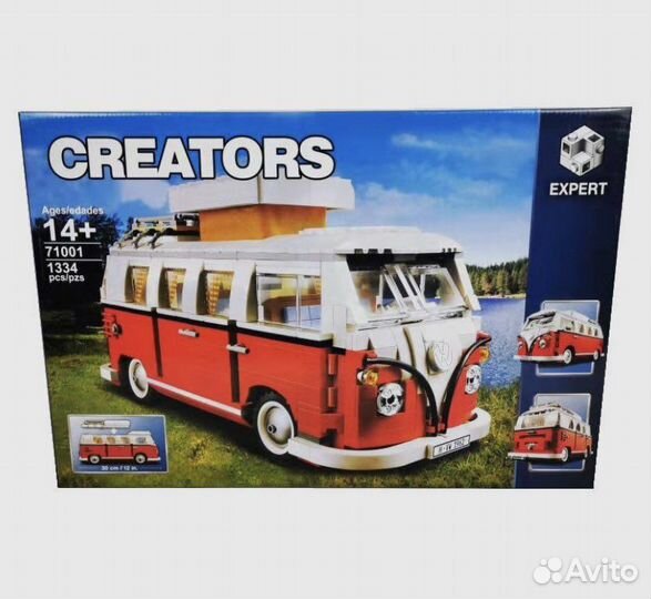 Конструктор аналог lego creator expert vw fiat