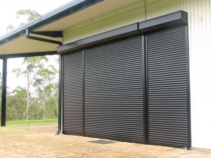 Ролетные ворота с установкой / Рольставни