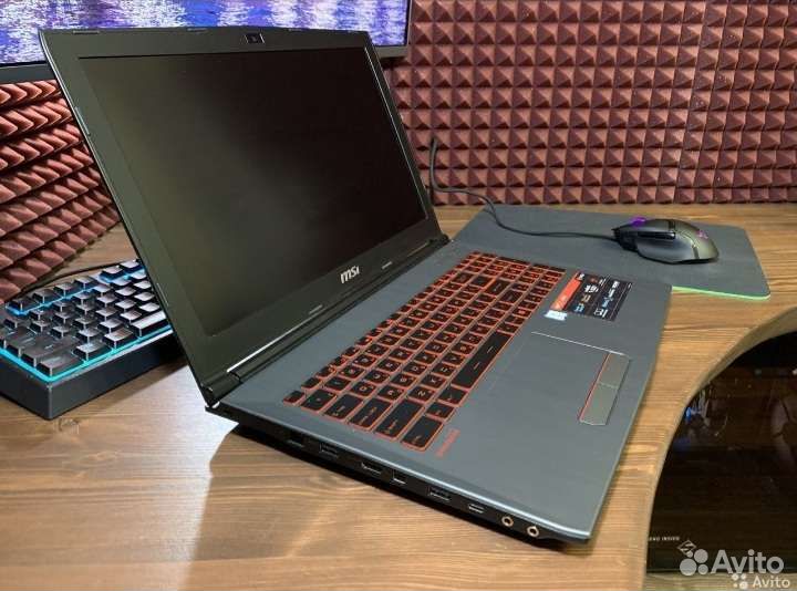 Игровой Ноутбук MSI GTX 1050, 16Gb, SSD, Core i5