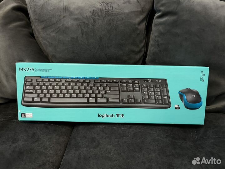 Клавиатура+мышь Logitech