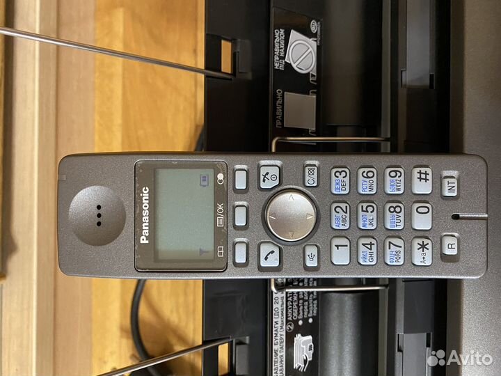 Факс радио телефон panasonic kx-fc228ru