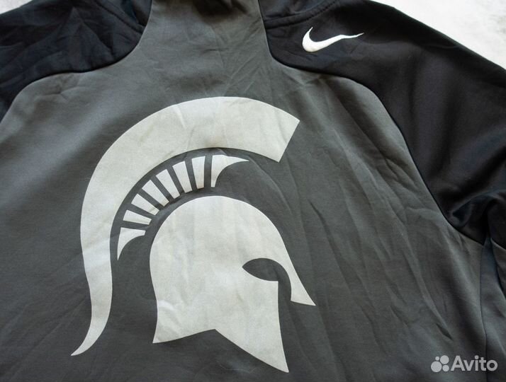 Nike x Michigan Spartans М худи спортивное теплое