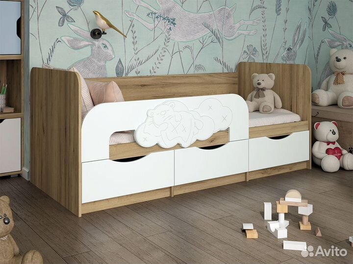 Детская кровать с Бортиком