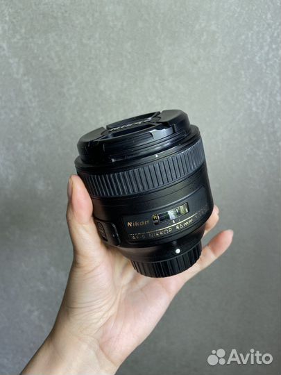 Объектив nikon 85 mm 1.8 g nikkor