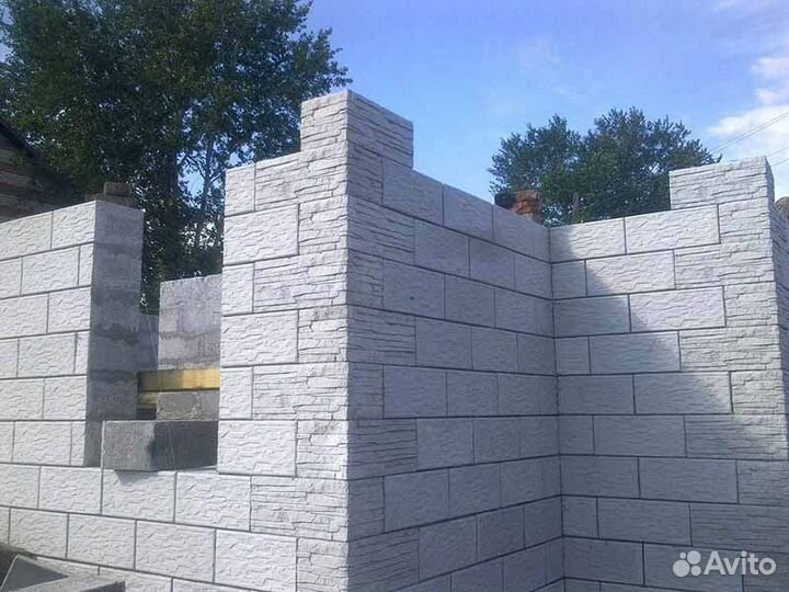 Стеновой блок из капсулированного керамзита пазогр