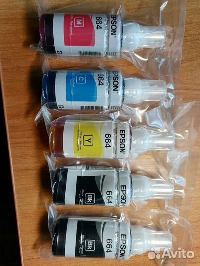 Чернила epson 664 оригинал
