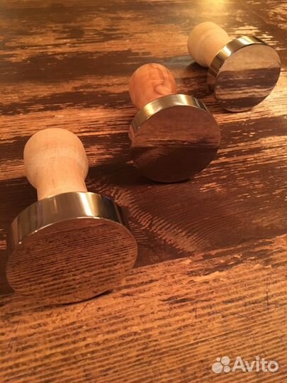 Tamper темпер ручной дерево сталь d58