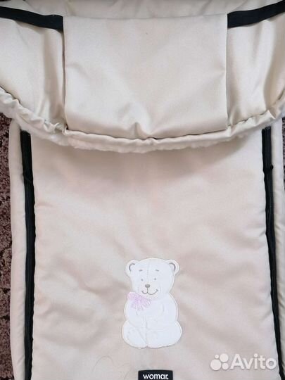 Зимний конверт в коляску на овчине до 3 лет