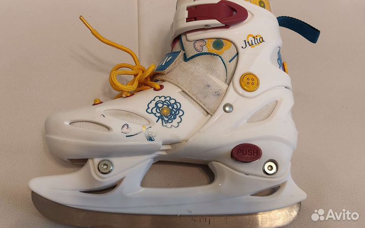 Коньки детские раздвижные 30-33р