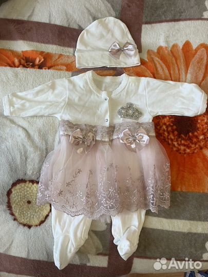 Детские вещи пакетом от 0 до года для девочки