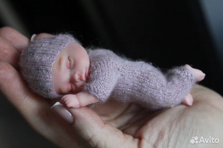 Кукла мини реборн ооак кастом