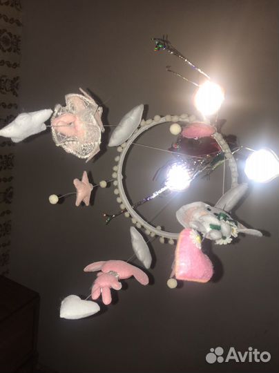 Детский мобиль в кроватку.Ручная работа. Заказы