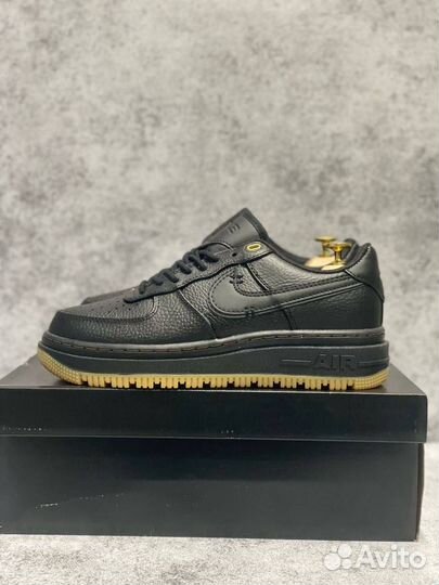 Кроссовки Nike air force 1 мужские черные