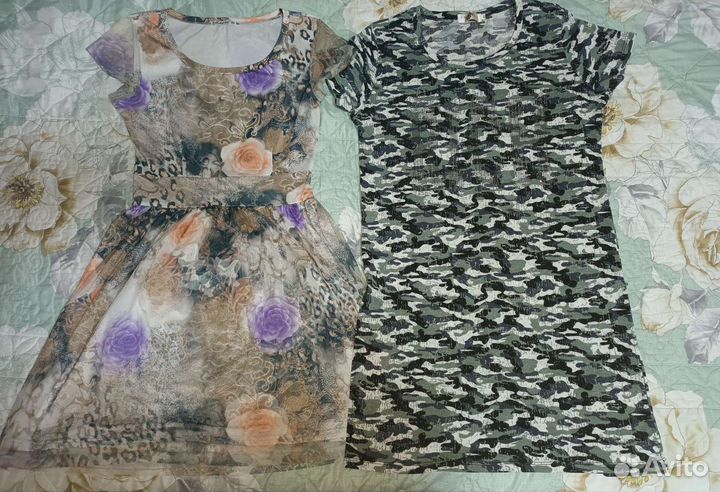 Платья 3 шт 46 48 размер