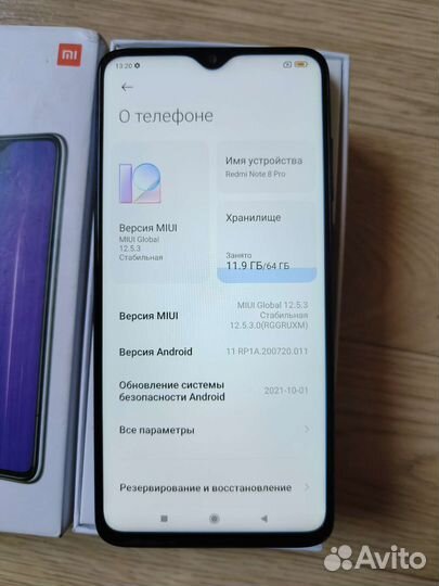 Xiaomi redmi note 8 pro