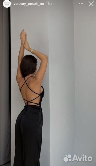 Комбинезон вечерний «Золотой песок»