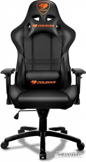 Cougar Armor кресло геймерское Black Игровое кре