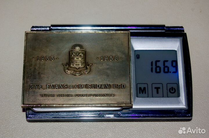 Юбилейная бронзовая табличка RYE, Evans&Co. Ltd