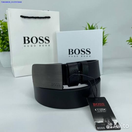 Кожаный ремень Hugo Boss: стиль и качество (Арт.50