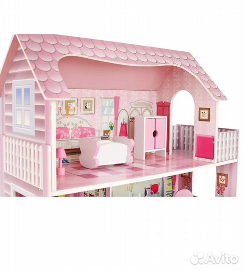Кукольный домик с мебелью