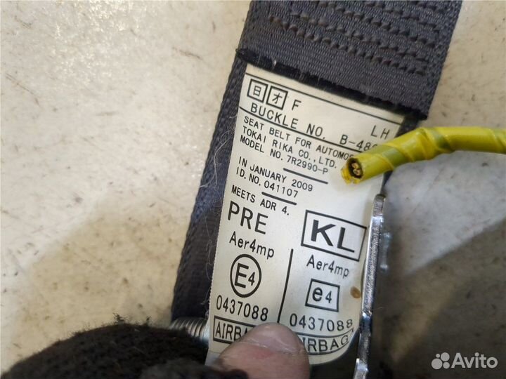 Ремень безопасности Subaru Forester (S12), 2009