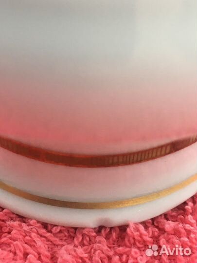 Редкая ваза кубковой формы Москва лфз 1977г