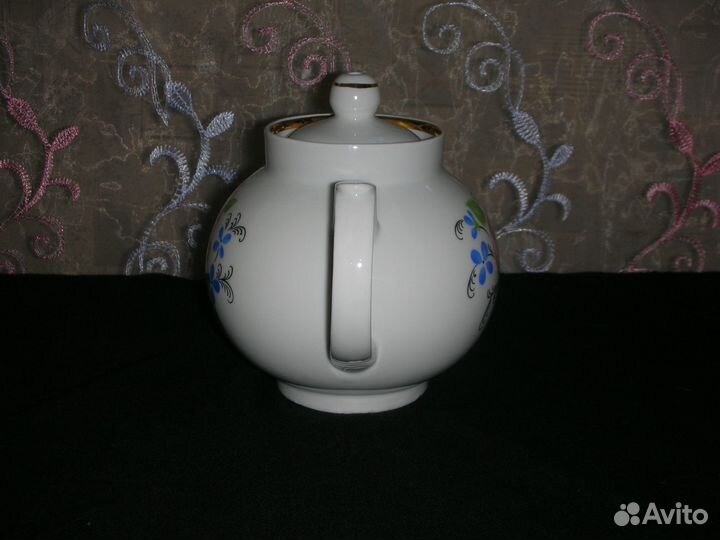 Чайник заварочный, фарфор, Дулёво, СССР