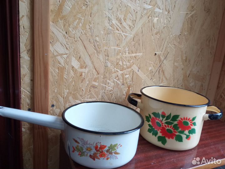 Эмалированная посуда СССР новая