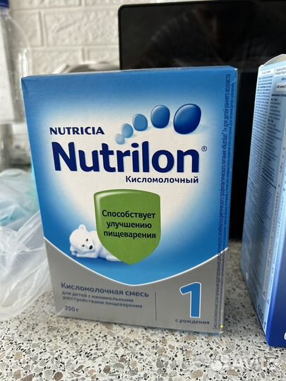 Детская смесь нутрилон 1, кисломолочная нутрилон