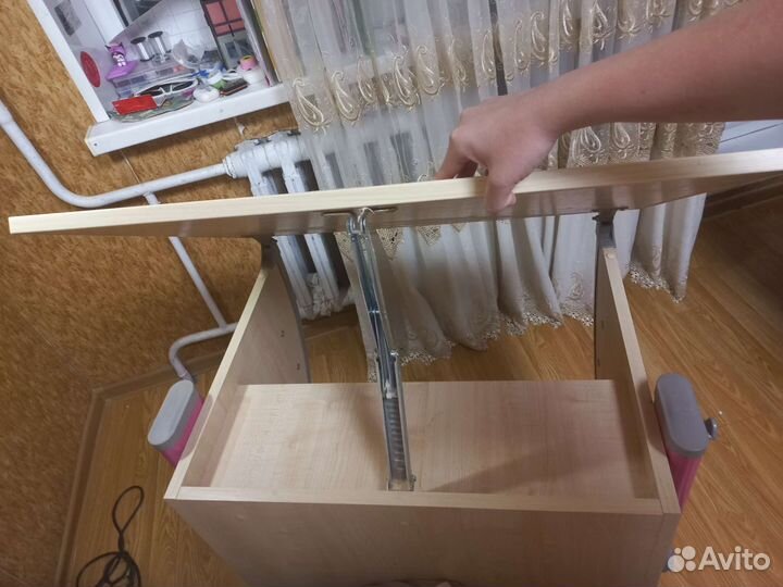 Растущая парта и стул бу