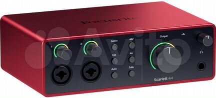 Focusrite Scarlett 4i4 4th Generation, 4-канальный