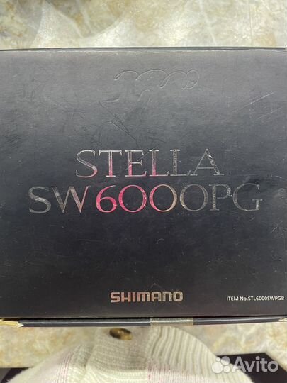 Катушка shimano stella SW 6000 PG
