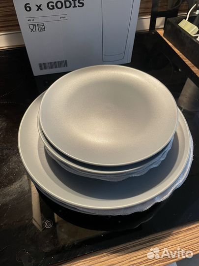 Посуда IKEA тарелки набор