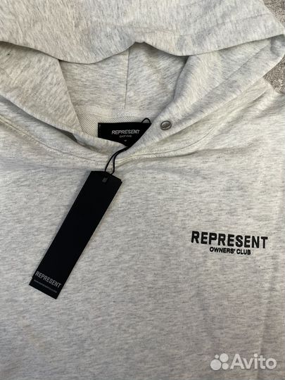 Худи Represent Owners Club grey новая